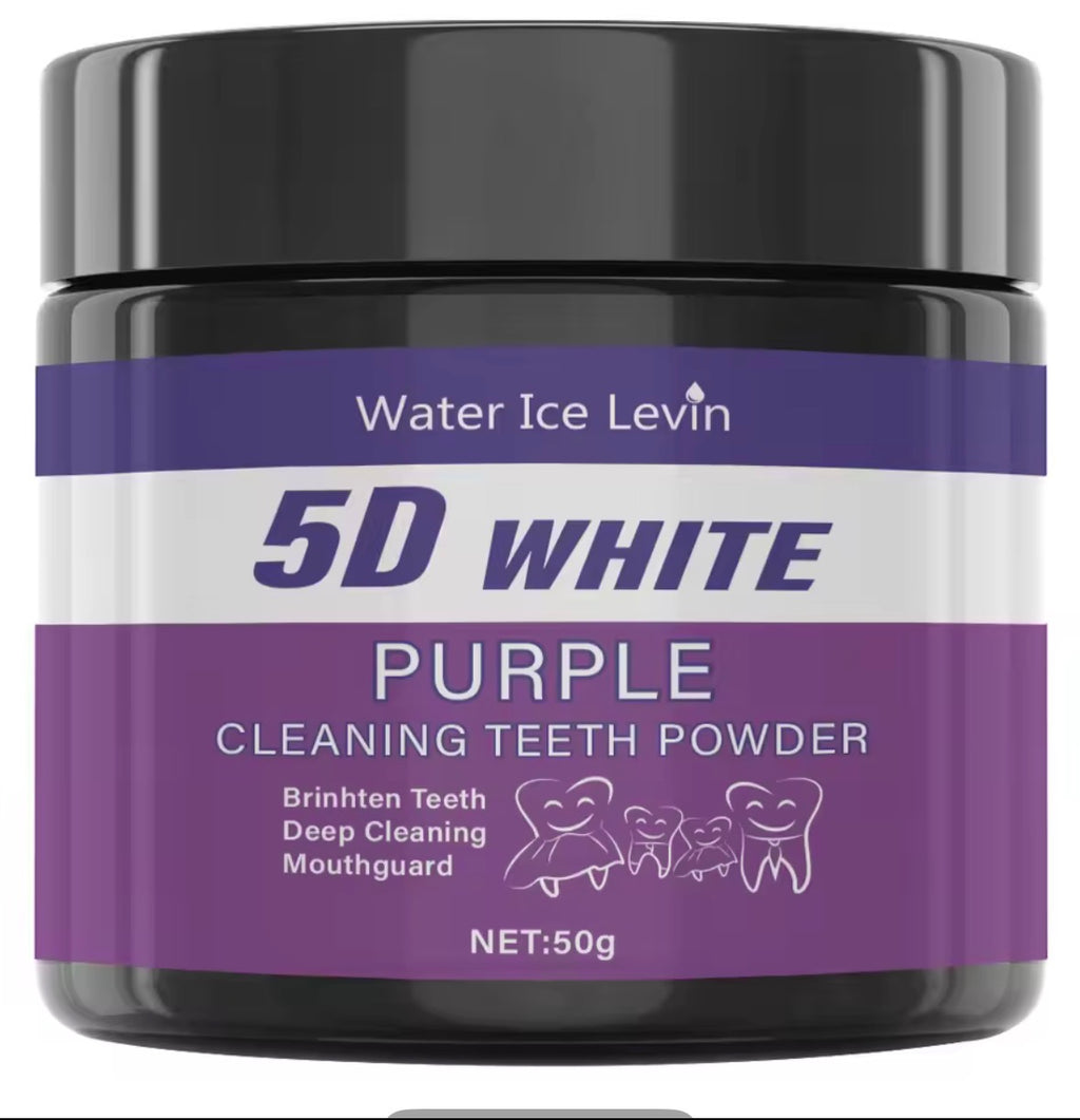 Purple Teeth Cleaning Powder